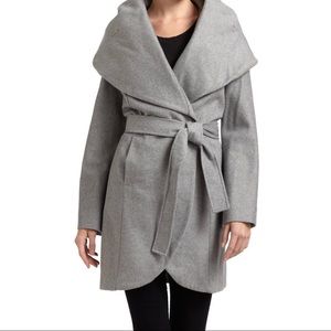 Tahari Marla Spread Collar Coat
